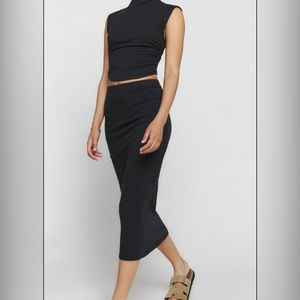 Foster Knit Midi Skirt